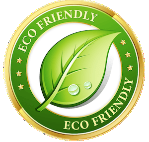 We use 99.9% Eco Friendly products