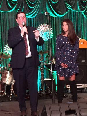 Mayor Peduto and his niece Emily.