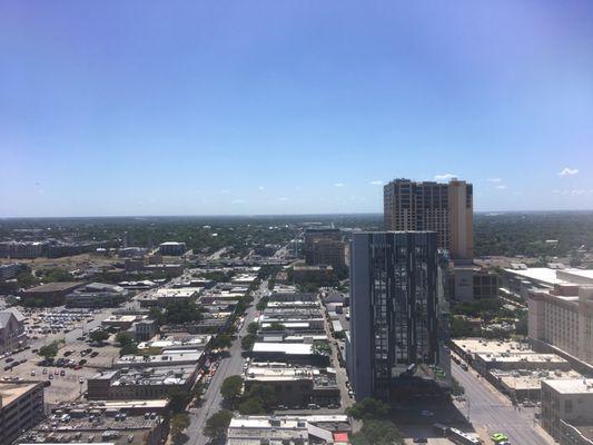 $5000 view from the conference room of "Texas Headquarters for Employment" aka T.H.E. Ouch!!!