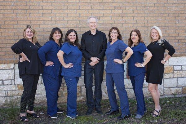 Dr. Burnett and team ~ Garland TX 75043