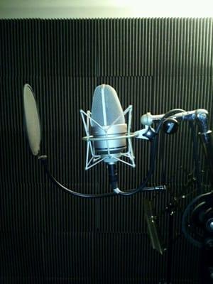 One of several studio mics