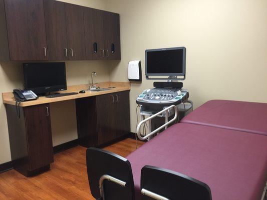 Ultrasound examination room