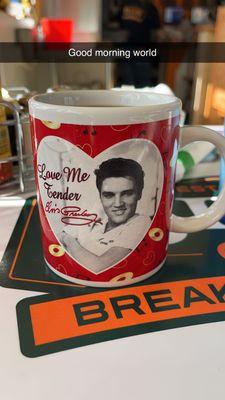 Elvis coffee mug