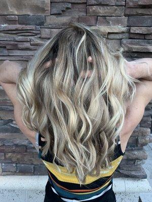 Blonde balayage