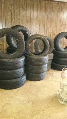 TIRES, TIRES AND MORE TIRES! Also sets in stock $200 including mount and balance, get your car serviced while you're here as well.