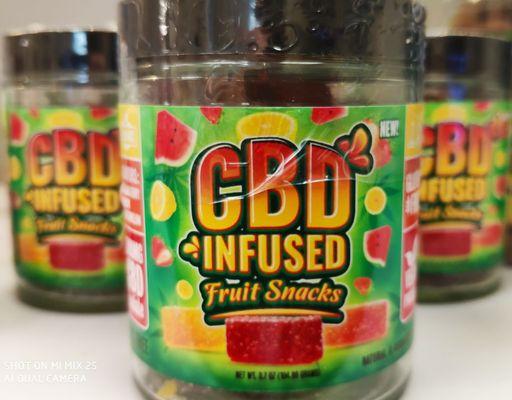 CBD all natural infused fruit snacks!! These are very effective and taste incredible!!