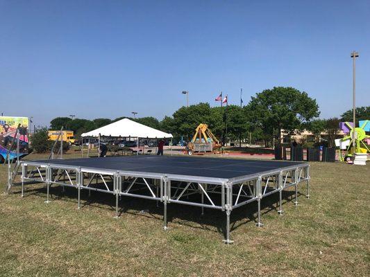 Outdoor stage now available!