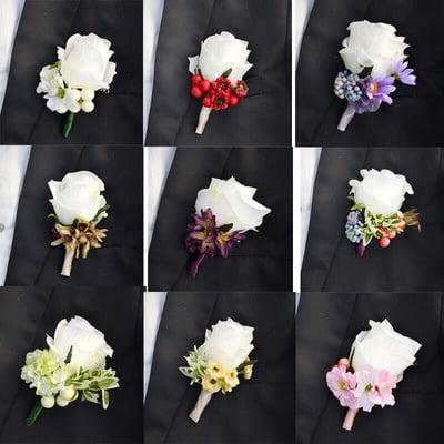 Corsages for wedding