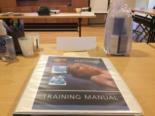 Got a training manual!