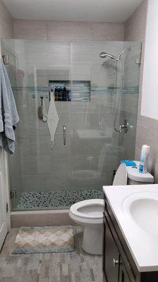 Shower glass