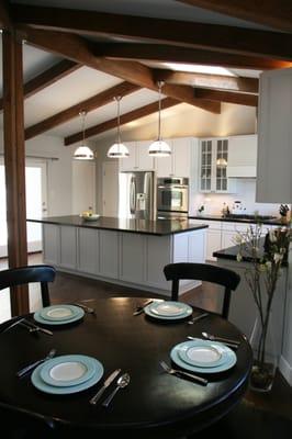 A new, open-concept floor plan in a Paradise Valley, Arizona kitchen (2009)