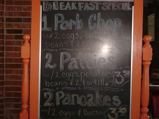 Great breakfast specials