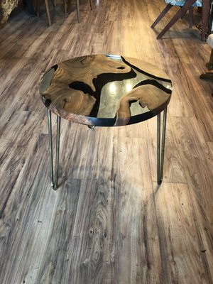 Hudson Resin wood coffee table!