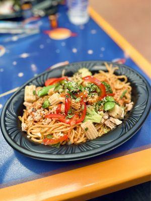 Chicken Sesame-Ginger Vegetable Noodles