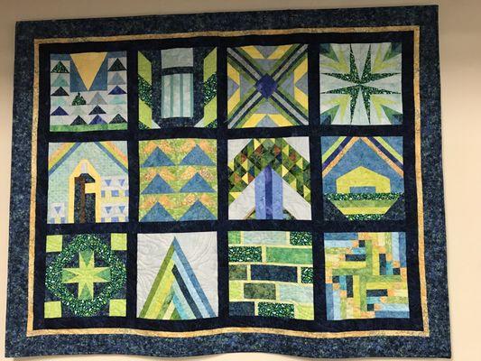 Creation by our Sewing/Quilting Group