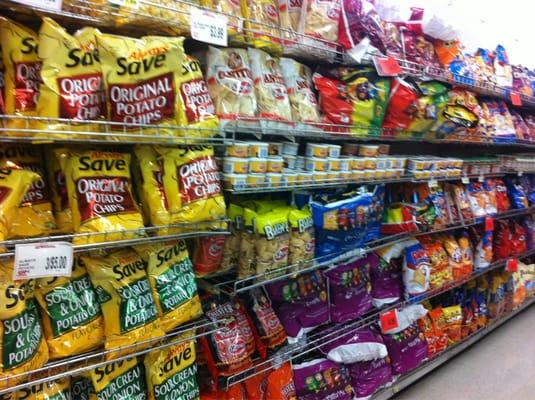 Small chips section, must be health conscious!