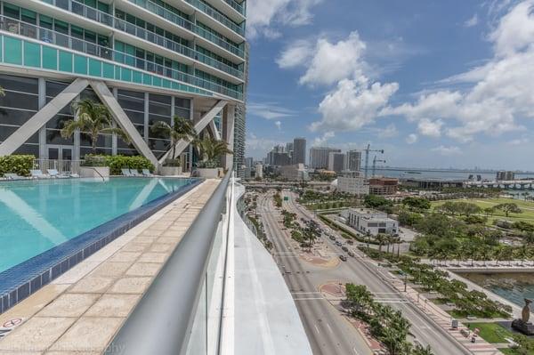 View from pool at MarinaBlue