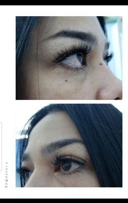 Eyelash extension # natural look# done ByVy