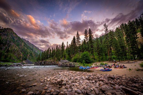 The Main Salmon 
 'River of No Return'