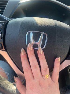 Gold nails