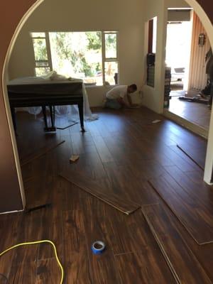 High End Laminate Install!