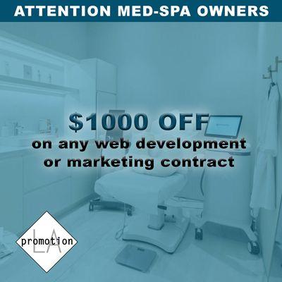 Get $1,000 Off your Website Development or Marketing contract!