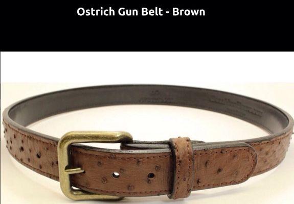 Hand crafted Amish made belts