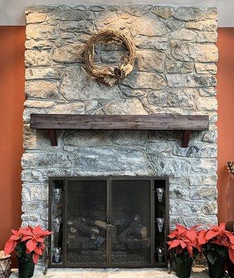 Want a custom mantle? We can install your reclaimed piece or build a new one that looks antique!