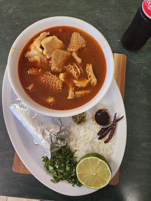 Pedí este menudo y estaba muy rico lo recomiendo mucho