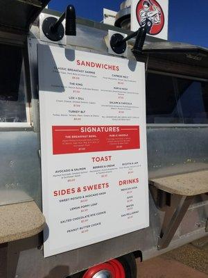 Regular menu