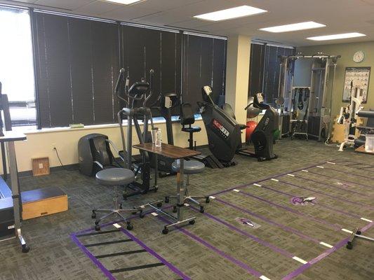 Physical Therapy gym at our Owings Mills location.