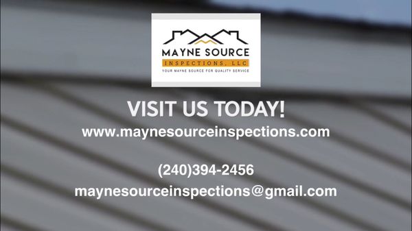 Mayne Source Inspections