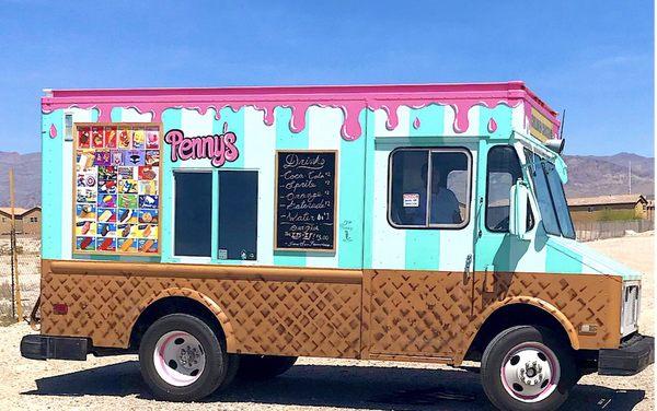 Penny's ice cream truck! Soon to feature soft serve and Italian ice