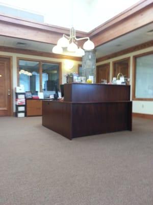 Reception desk