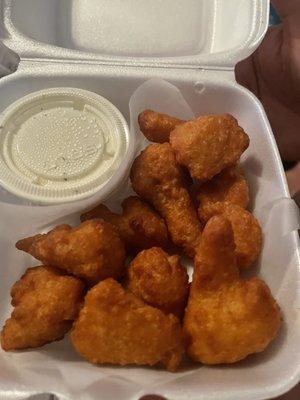 Battered Fried Cauliflower