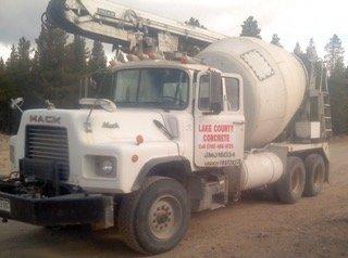 Lake County Concrete has belt trucks available for placing concrete.