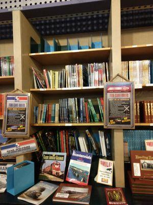 Collectible railroad and history books