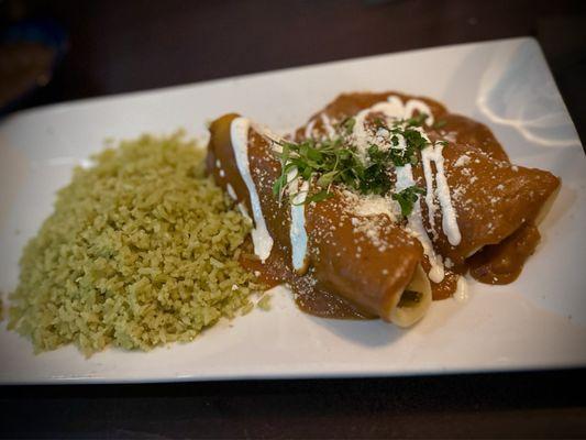 Chicken & Steak Enchiladas