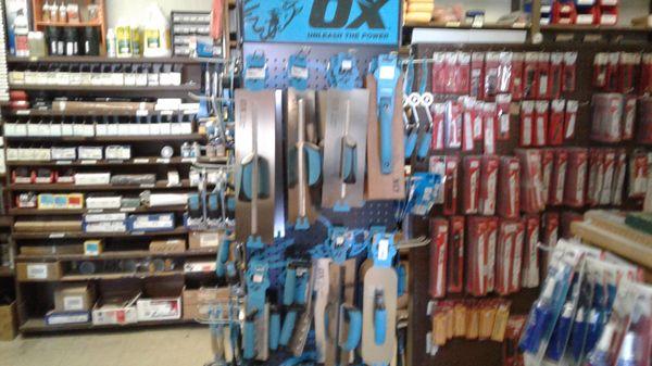 Stop in and check out our selection of hardware and tools.