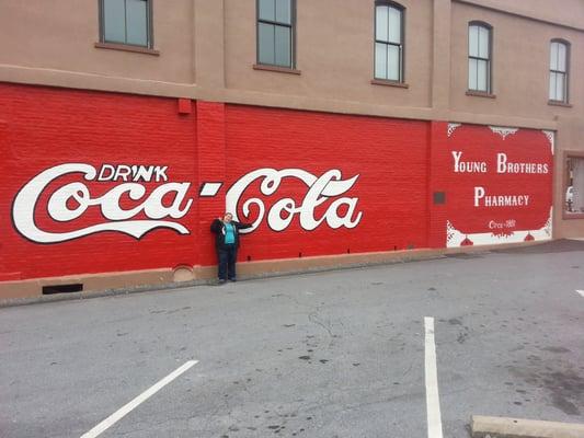 The Coca-Cola Mural! (Oldest one in the world)