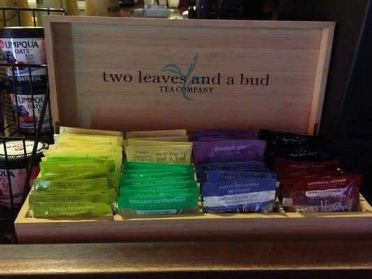 8 different flavored teas!