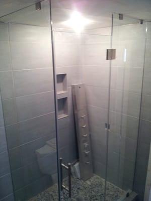 affordable shower doors and professional installation to brooklyn manhattan queens staten island bronx long island.