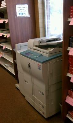 Self serve copier