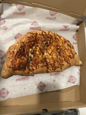 Large Steak and Cheese Calzone