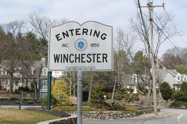 Entering Winchester from Medford.