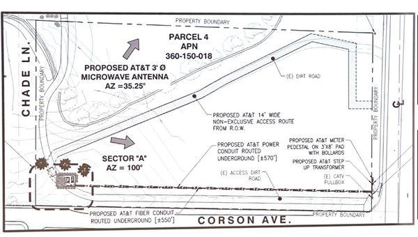 Proposed new AT&T Cell Tower