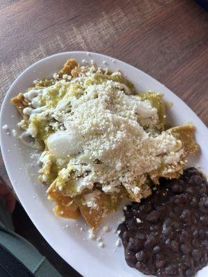 Chilaquiles con Pollo