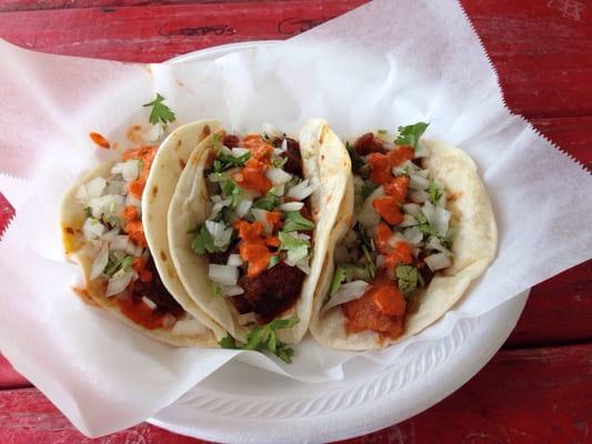 Chicharron tacos