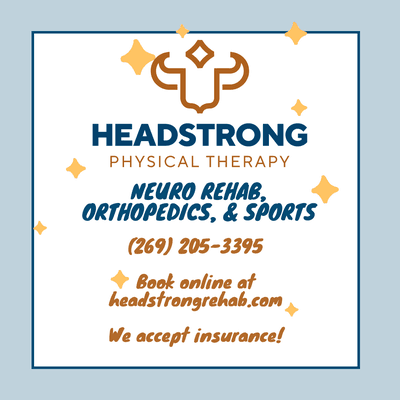 Headstrong is your one stop shop for all things rehab, from pain management, walking restoration, strength, balance, and return to sport!