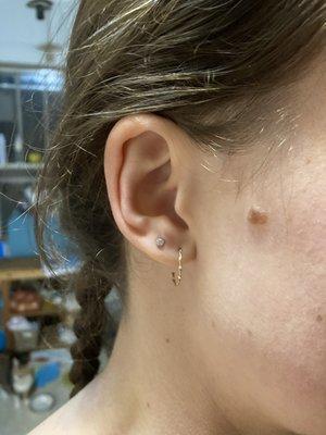 New lobe piercing!